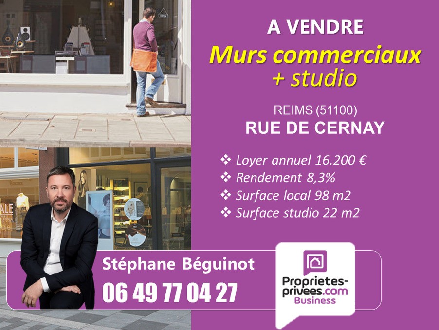 Vente Bureau / Commerce à Reims 0 pièce