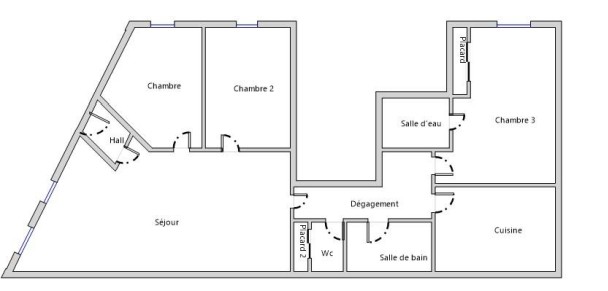 Location Appartement à Saint-Étienne 4 pièces