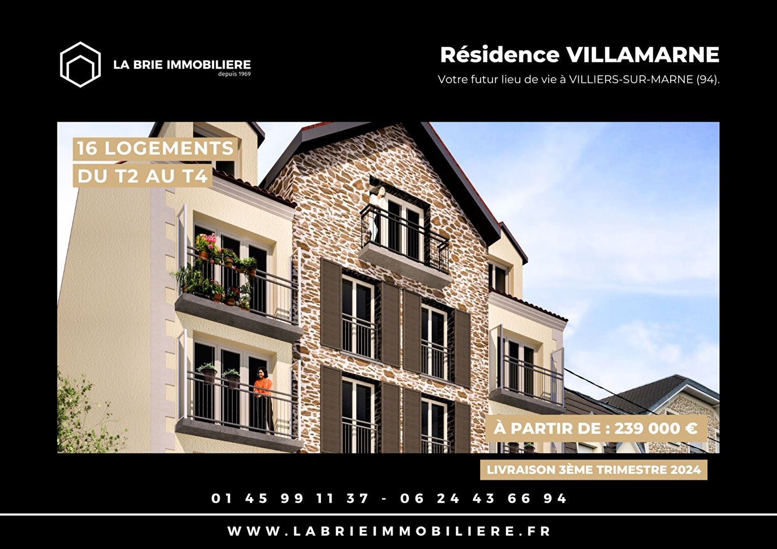 Vente Appartement à Villiers-sur-Marne 2 pièces