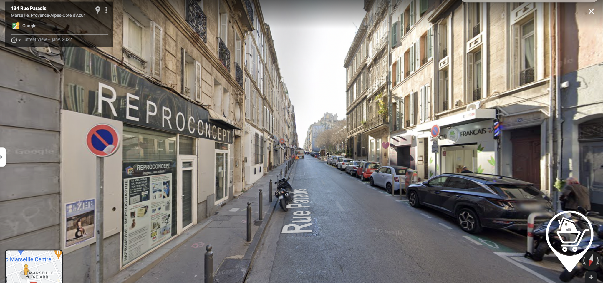 Location Bureau / Commerce à Marseille 6e arrondissement 5 pièces