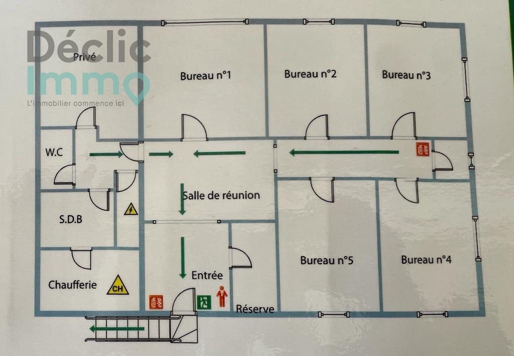 Location Bureau / Commerce à Montpellier 5 pièces