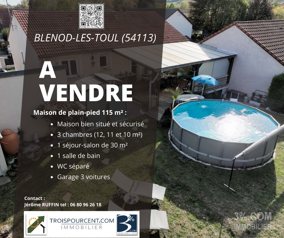 Vente Maison à Blénod-lès-Toul 7 pièces